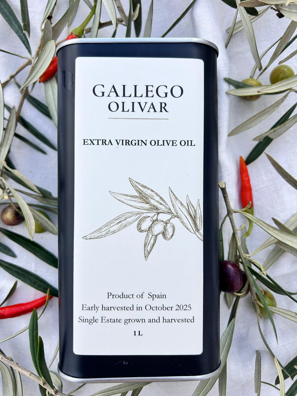 Olijfolie 1000ML (EVOO)